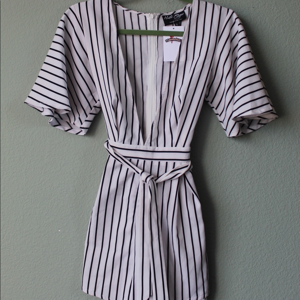 Stripped Romper